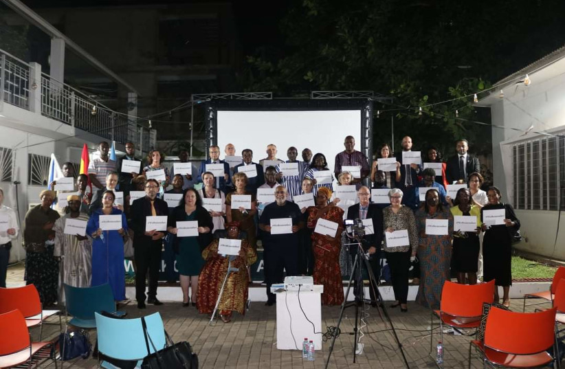  Israeli Embassy in Ghana at Holocaust Remembrance Day  (photo credit: Dr. Roy Horovitz )