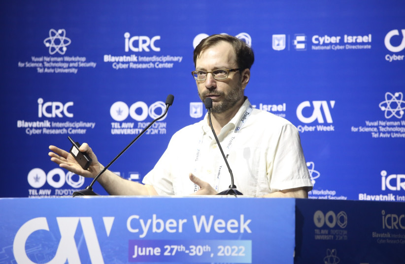  John Lambert, vice president of the Microsoft Threat Intelligence Center (photo credit: Cyber Week Tel Aviv University)