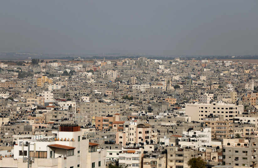  General view of Gaza city May 29, 2022.  (photo credit: REUTERS/MOHAMMED SALEM)