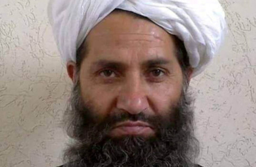  Taliban new leader Mullah Haibatullah Akhundzada is seen in an undated photograph, posted on a Taliban twitter feed on May 25, 2016, and identified separately by several Taliban officials, who declined be named (credit: SOCIAL MEDIA/REUTERS)