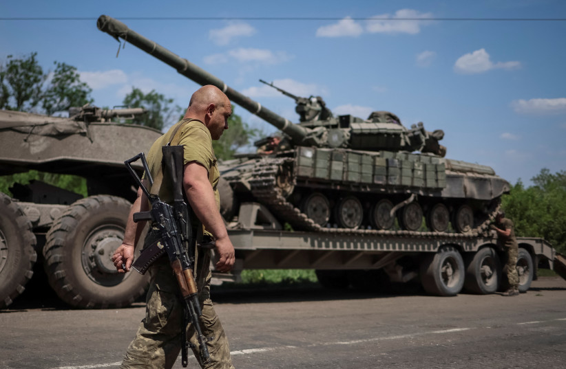  Russia's attack on Ukraine continues, in Donetsk region (photo credit: REUTERS)