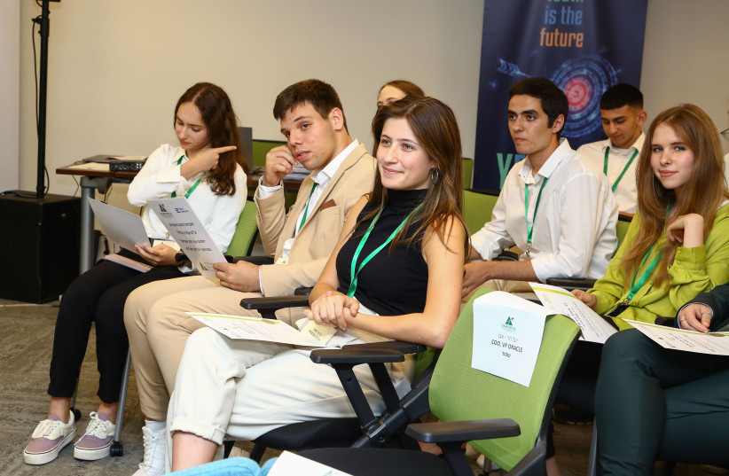 Israeli students in attendance at the Uzia Galil Startup Program (photo credit: OFER AMRAM)