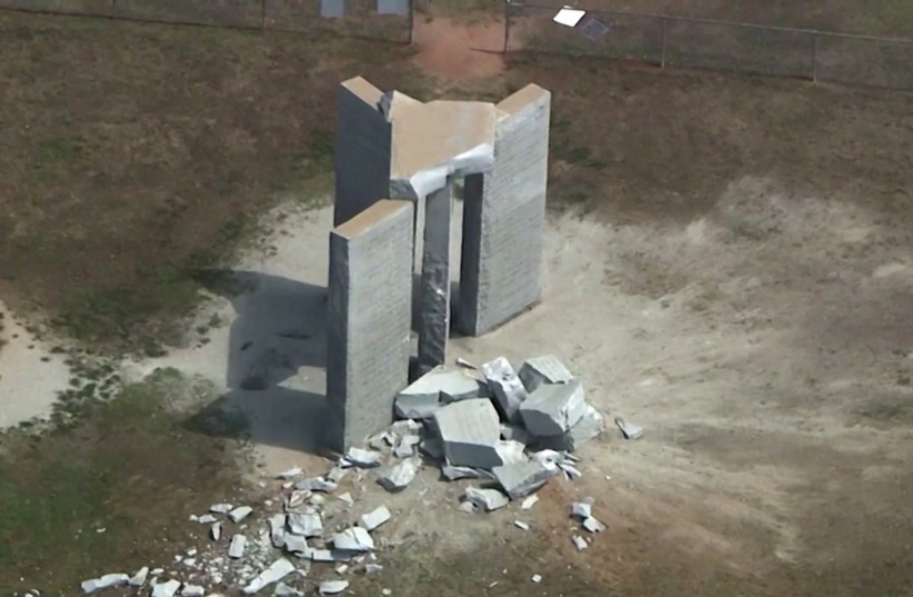 Georgia Guidestones: America's Stonehenge destroyed after bombing - Vimarsana News