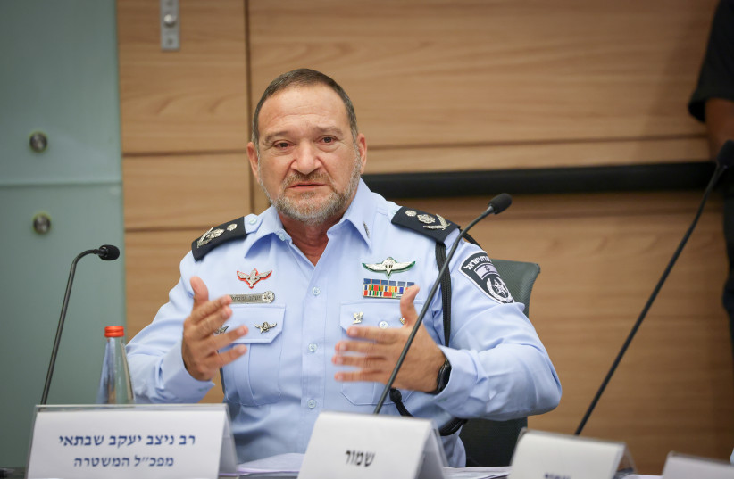  Israel Police chief Kobi Shabtai at a Public Security Committee meeting, July 5, 2022. (photo credit: NOAM MOSCOWITZ/KNESSET SPOKESMAN'S OFFICE)