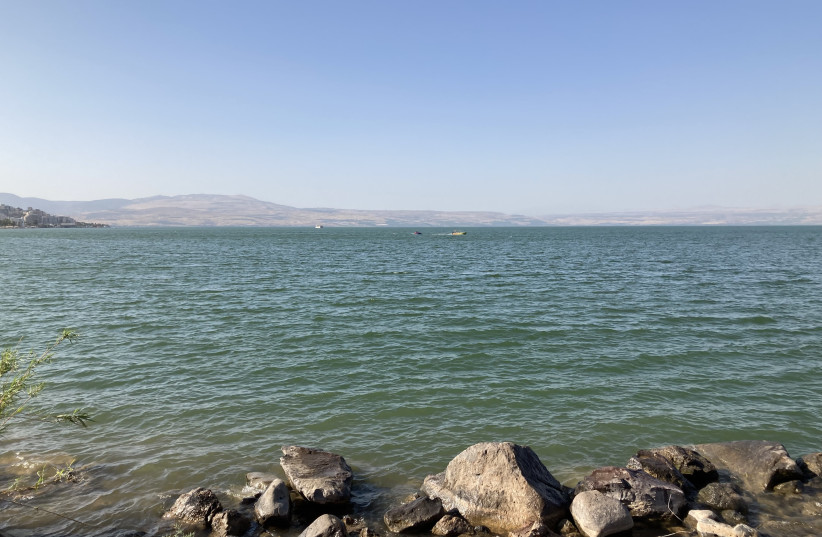  THE WONDERFULLY watery Kinneret, photo snapped while barefoot on the rocks. (credit: ERICA SCHACHNE)