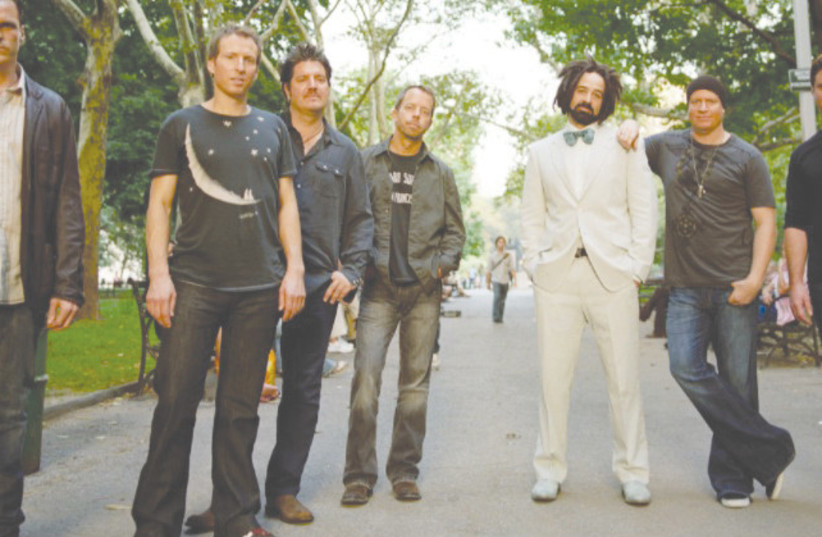  ADAM DURITZ of Counting Crows, and Duritz with the band, back when he still sported his dreadlocks.  (photo credit: Mark Seliger/Red Light Management)