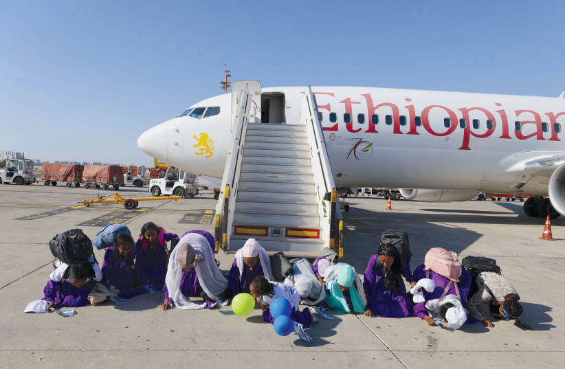 Rock of Israel: Ethiopians fly home to the Jewish state - Vimarsana News