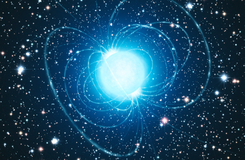  Artist's impression of a magnetar. (photo credit: Wikimedia Commons)