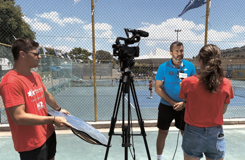  THE MACCABI MEDIA PROGRAM gives aspiring journalists an opportunity to gain valuable on-the-ground experience in a variety of skills. (photo credit: Maccabi Media/Courtesy)