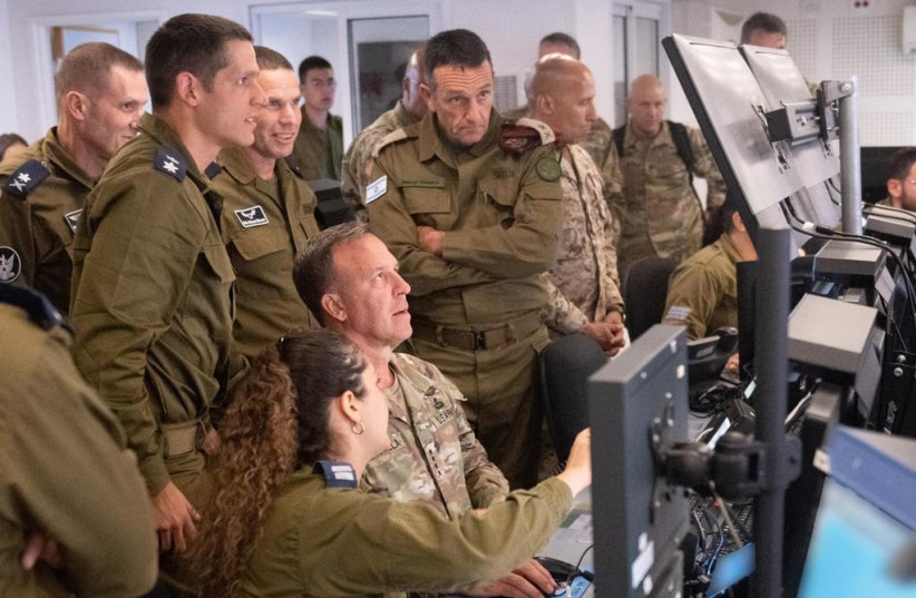  , US Central Command Chief Gen. Michael Kurilla is in Israel to meet with IDF Chief of Staff Lt.-Gen. Aviv Kohavi and other senior military officials. (credit: IDF SPOKESPERSON'S UNIT)