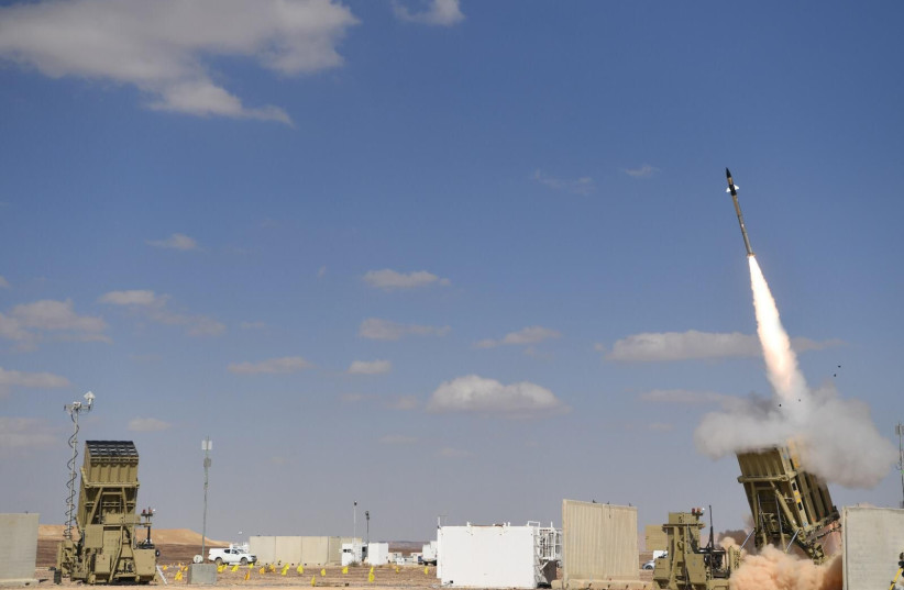 US air defense system with components from Israel's Iron Dome. (credit: DEFENSE MINISTRY)
