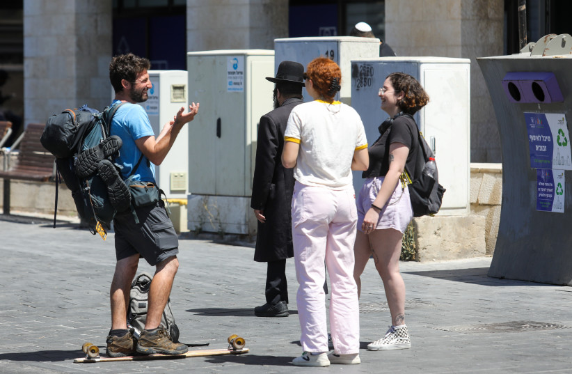 IN JERUSALEM: ‘I kind of fell in love with the idea that you can just sit... with a total stranger and have a meaningful conversation.’ (credit: MARC ISRAEL SELLEM)