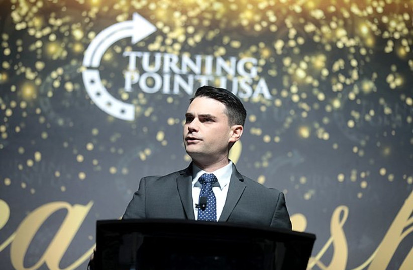  Ben Shapiro speaking with attendees at the 2019 Student Action Summit hosted by Turning Point USA at the Palm Beach County Convention Center in West Palm Beach, Florida. (credit: Wikimedia Commons)