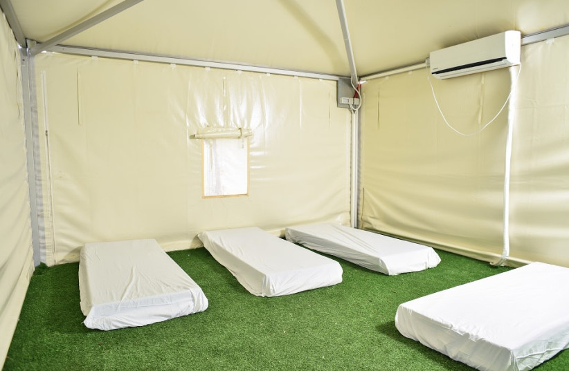 Other families can take smaller guest rooms, air-conditioned tents or even have a very economical holiday and pitch their own tent (credit: GILAD HAR SHELEG)