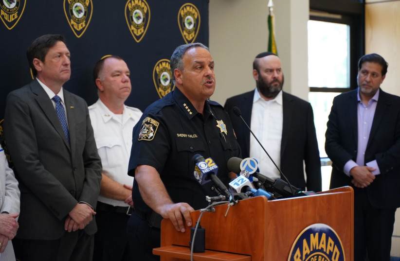  Press conference following the arrest of four teenagers who are suspected of having attacked ultra-Orthodox Jews in Monsey, NY earlier in July. (credit: ROCKLAND COUNTY LEGISLATURE FACEBOOK PAGE)