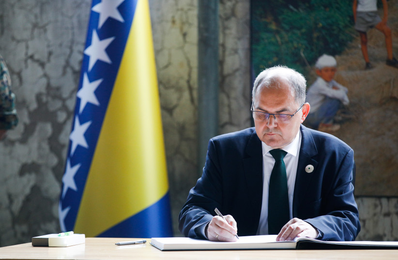  Christian Schmidt is the high representative for Bosnia and Herzegovina, an unelected leader who can dismiss locally elected politicians.  (credit: Elman Omic/Anadolu Agency via Getty Images)