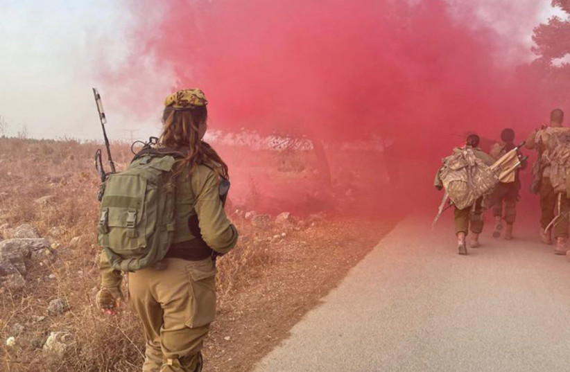  IDF TROOPS patrol along the border.  (credit: IDF SPOKESPERSON'S UNIT)