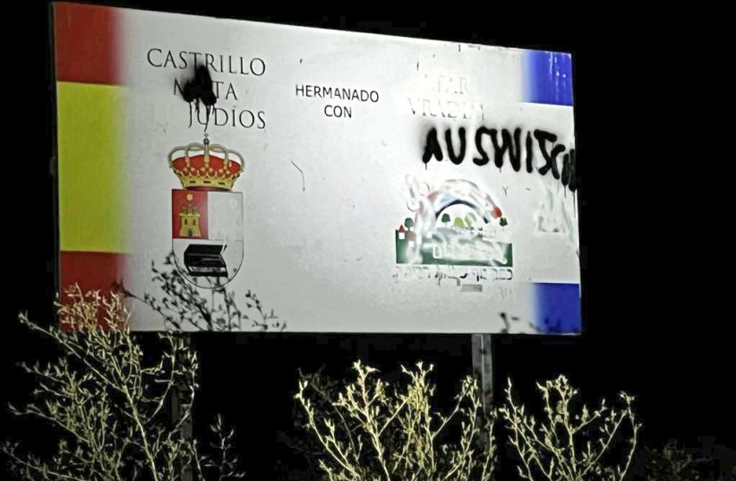 Spain's 'Fort Kill the Jews' welcomes Jews with antisemitic graffiti - Vimarsana News