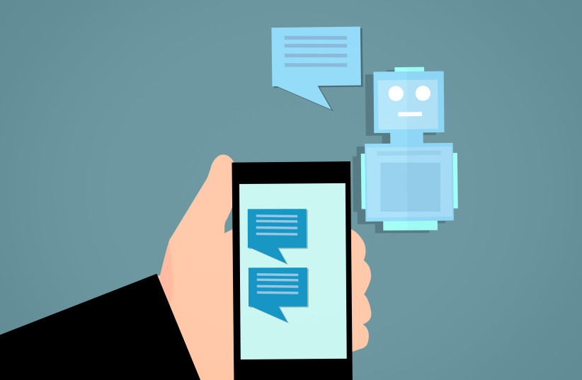  Chatbots, powered by artificial intelligence, have become more widespread in recent years. Meta's AI chatbot, BlenderBot, has recently been saying antisemitic conspiracy theories (Illustrative). (credit: PXHERE)