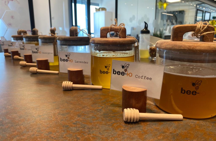 a sample of Bee-io's wide variety of honey varieties (photo credit: Bee-io)