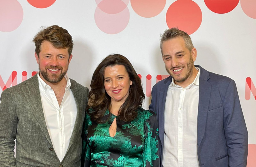  FROM LEFT: co-producer Dan Joyce, director Celeste Geer and co-producer Gal Greenspan of ‘The Endangered Generation?’ which premiered at the Melbourne International Film Festival (photo credit: Melbourne International Film Festival)