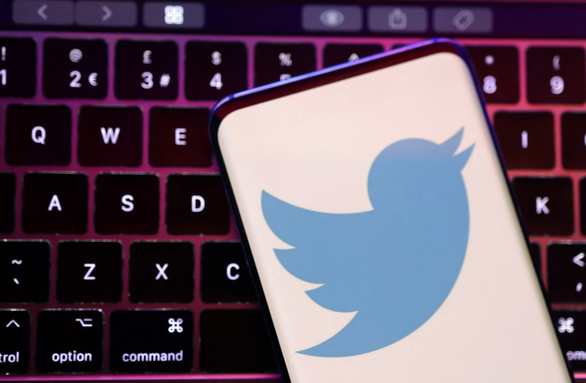 Twitter app logo is seen in this illustration taken, August 22, 2022. (photo credit: REUTERS/DADO RUVIC/ILLUSTRATION)