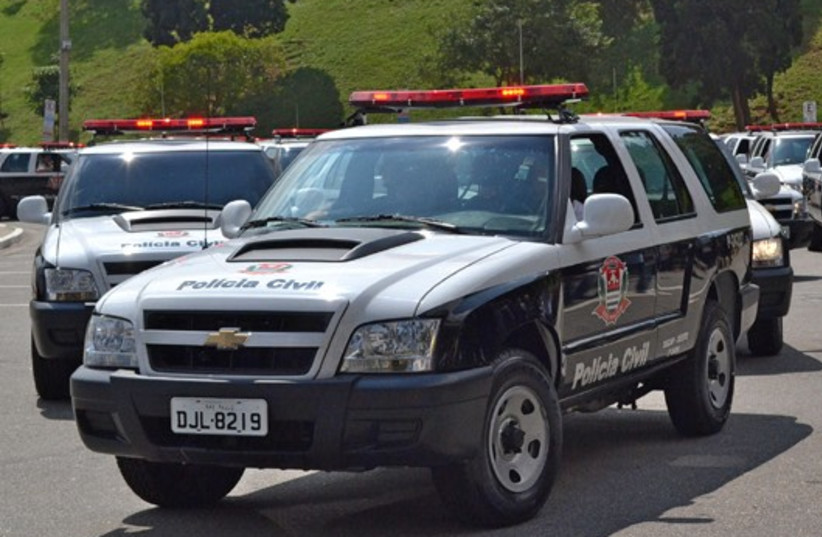  Sao Paulo police car. (photo credit: Wikimedia Commons)