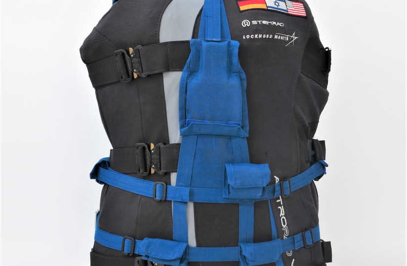  The AstroRad vest designed by Israel's StemRad to protect astronauts from space radiation, which will be used on NASA's Artemis I Mission. (credit: STEMRAD)