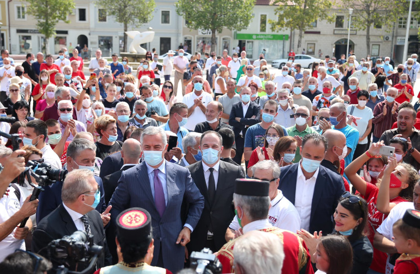  President of Montenegro Milo Đukanović visits the Municipality of Nikšić, Montenegro, Aug 24, 2020. (credit: PRESIDENT OF MONTENEGRO)