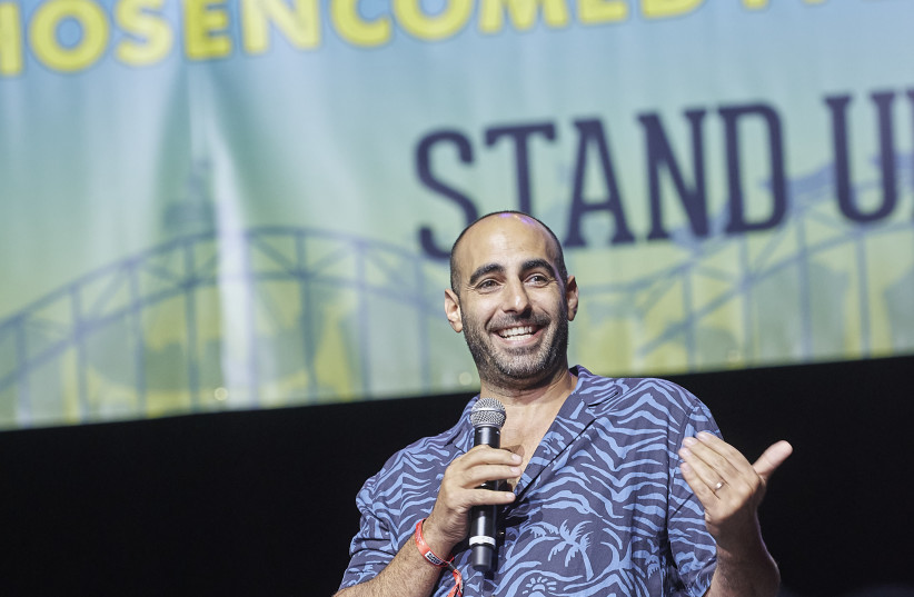  TEL AVIV resident Yohay Sponder drew many laughs at the Chosen Comedy Festival in Brooklyn last month.  (photo credit: PERRY BINDELGLASS)