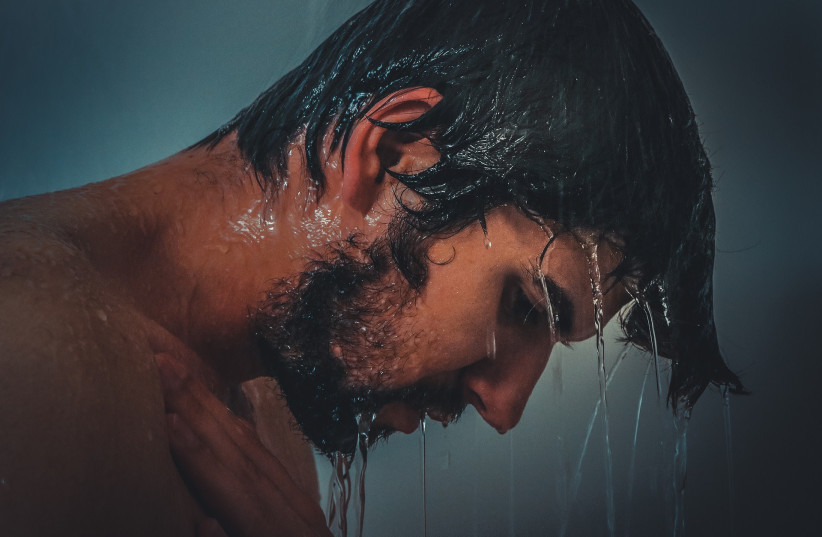  Illustrative image of a man taking a shower. (credit: PIXABAY)