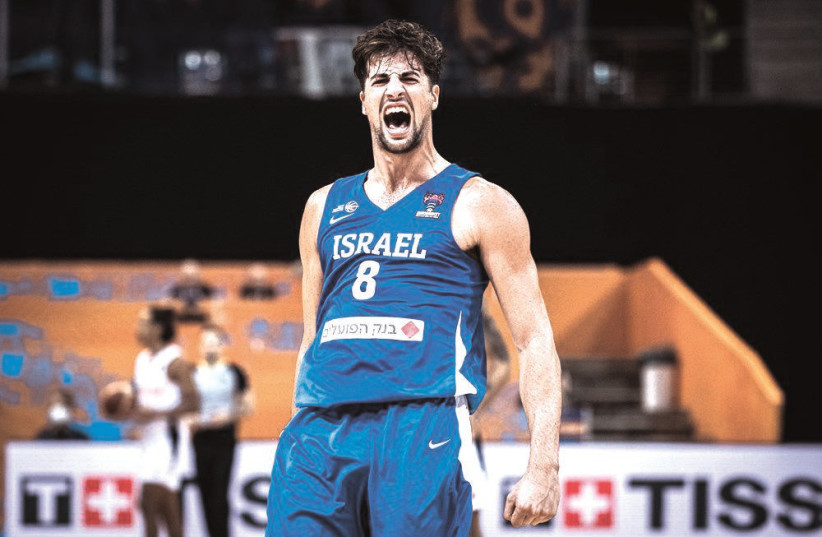  DENI AVDIJA has been Israel’s high scorer with 21 and 23 points, respectively, in victories over Finland and the Netherlands to open the blue-and-white Eurobasket campaign. (photo credit: FIBA)