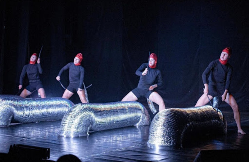 The “Silver Show,” a modern dance show  (photo credit:  Israeli Embassy in Albania)
