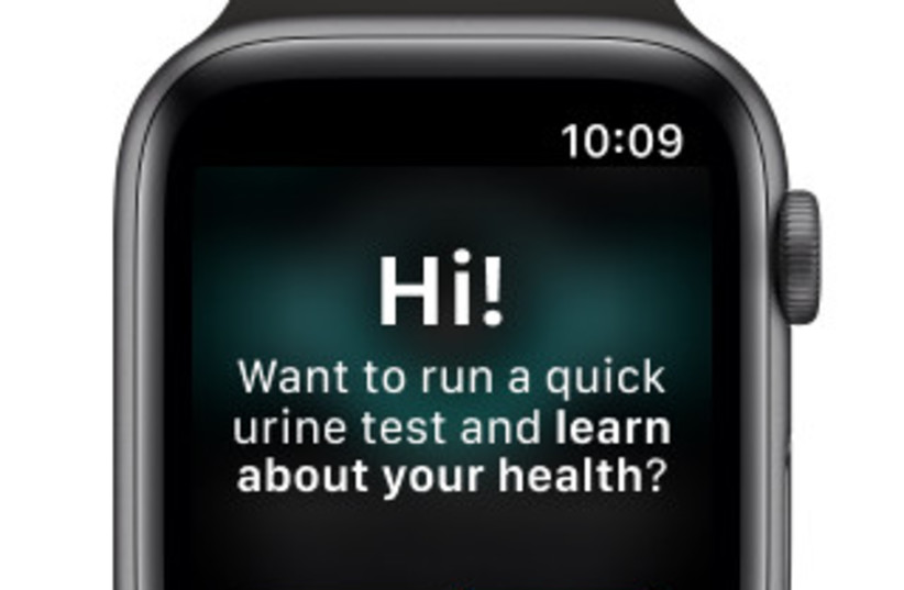 Olive WatchOS urinalysis app on Apple Watch (credit: OLIVE DIAGNOSTICS)
