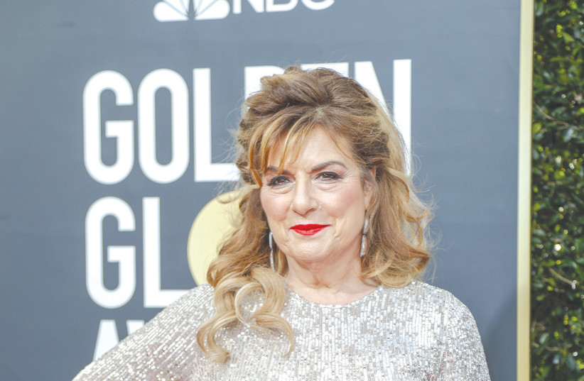  CAROLINE AARON arrives at the 77th Golden Globe Awards at the Beverly Hilton, January 2020. (photo credit: Marcus Yam/Los Angeles Times/TNS)