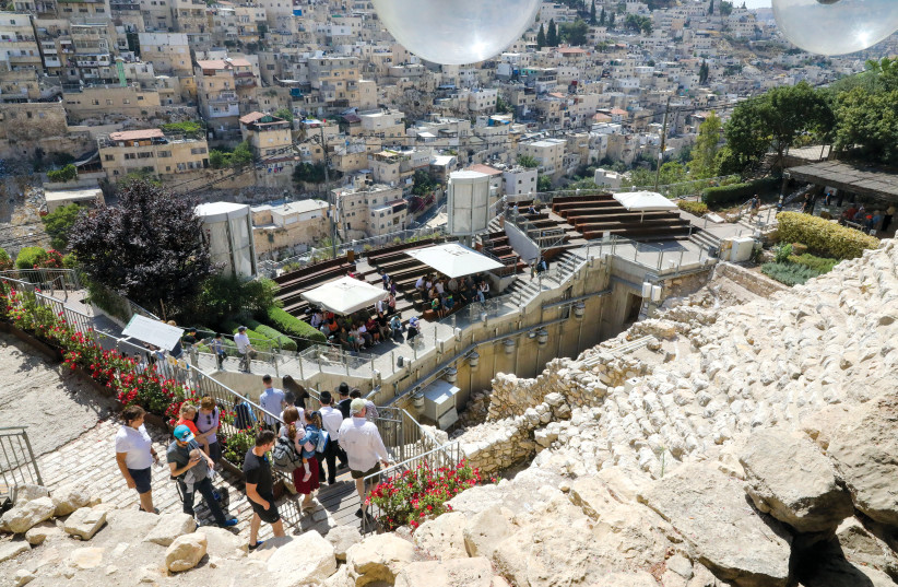  A view of the City of David and Silwan (photo credit: MARC ISRAEL SELLEM)