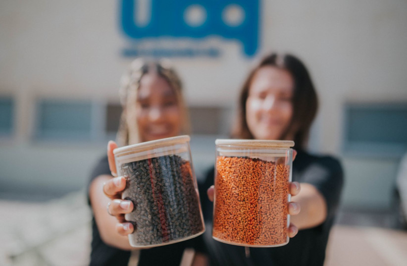  UBQ thermoplastic in its raw form; UBQ can be used in a wide array of products, from coat hangers to frisbees to flower pots and more (photo credit: UBQ MATERIALS)