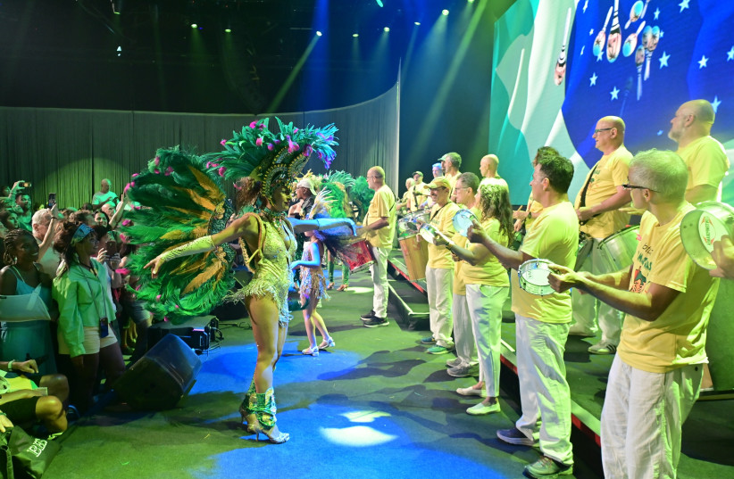  The commemoration featuresbossa nova and samba musical performances in an ode to Brazil.  (photo credit: TOMER RAZ)