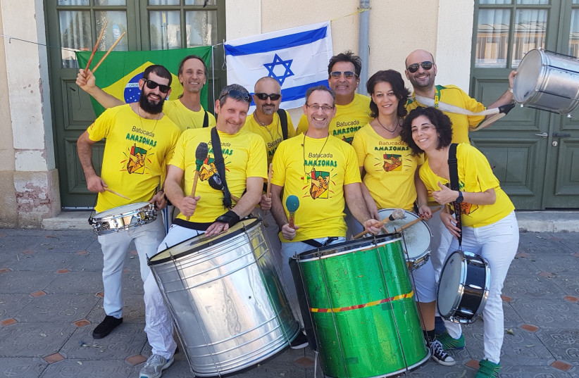 Brazilians in Israel are celebrating the 200th anniversary of Brazil's independence. (credit: TOMER RAZ)