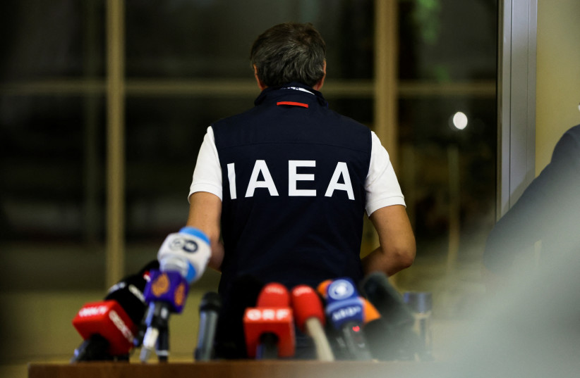  Director-General of the International Atomic Energy Agency (IAEA) Rafael Grossi leaves after attending a news conference after his return from Ukraine where he and his team visited the Zaporizhzhia nuclear plant, at Vienna airport in Schwechat, Austria, September 2, 2022.  (credit: REUTERS/LEONHARD FOEGER)