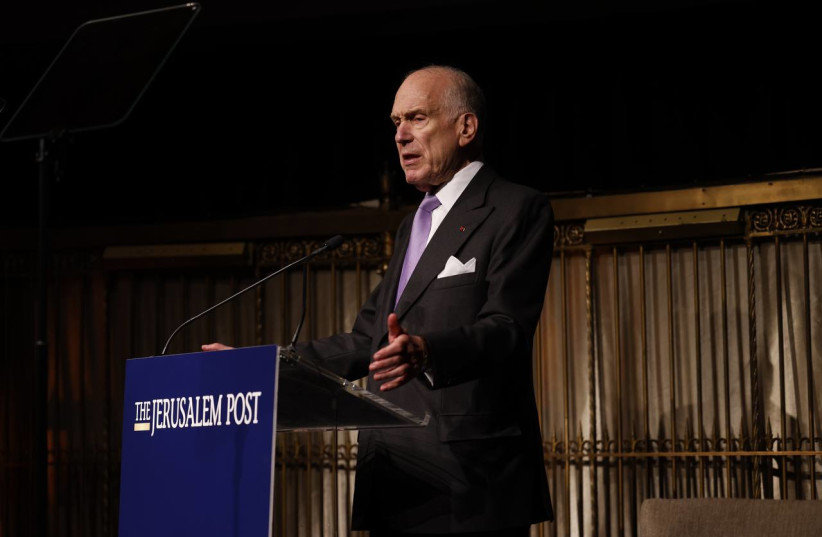  Ron Lauder at the Jerusalem Post Conference in New York, September 12, 2022 (credit: MARC ISRAEL SELLEM)