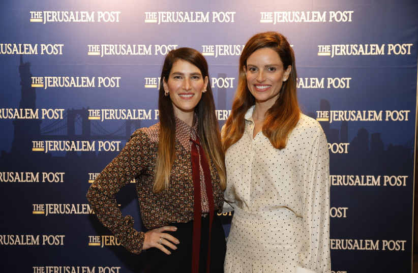   iAngels Co-founders and CEOs (from left) Mor Assia and Shelly Hod Moyal at the Jerusalem Post Annual Conference. (credit: MARC ISRAEL SELLEM)