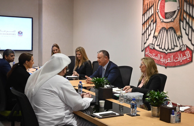  Margalit meets with Emirati officials (credit: JVP)