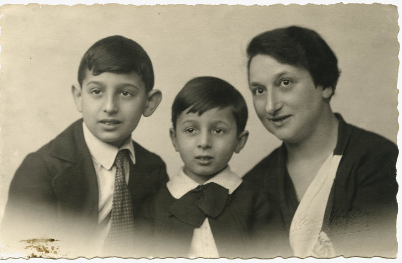  GUNTHER STERN (L) with brother Werner and mother, Hedwig Stern (née Silberberg), Hildesheim, Germany, 1932.  (credit: Guy Stern)