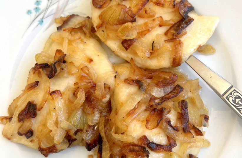  Potato kreplach (dumplings) (credit: PASCALE PEREZ-RUBIN)