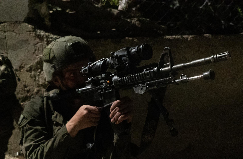  sraeli security forces operating in the West Bank, September 20, 2022. (credit: IDF SPOKESPERSON'S UNIT)