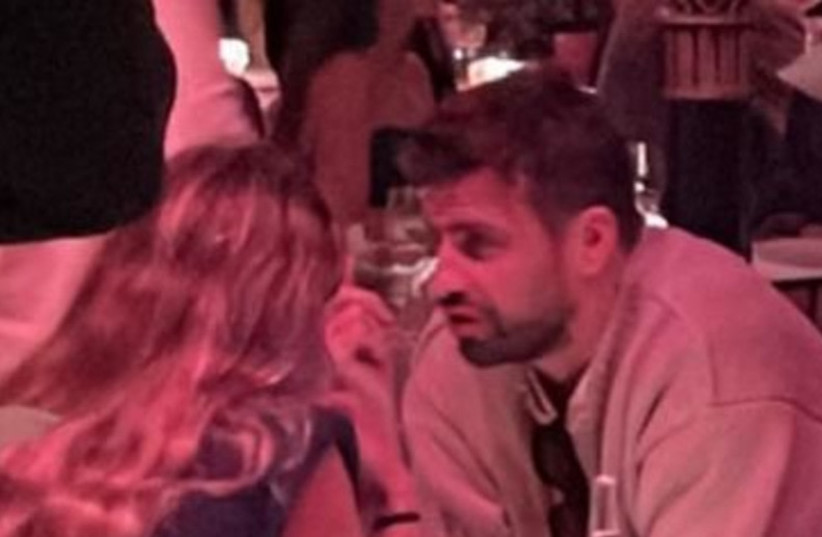 Gerard Pique spotted with his new girlfriend after rumors broke that he cheated on her with Shakira in Paris. (photo credit: COURTESY/MAARIV)