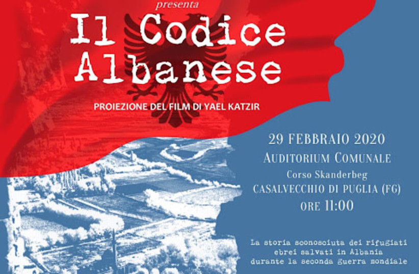  The Albanian Code movie (photo credit:  Israeli Embassy in Albania)