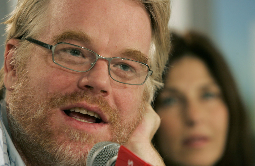  ACTOR PHILIP SEYMOUR HOFFMAN at the 2005 Toronto Film Festival for his portrayal of American writer Truman Capote. The book says Capote ignited accusations of antisemitism with claims that Jews controlled the literary scene. (photo credit: Mike Cassese/Reuters)