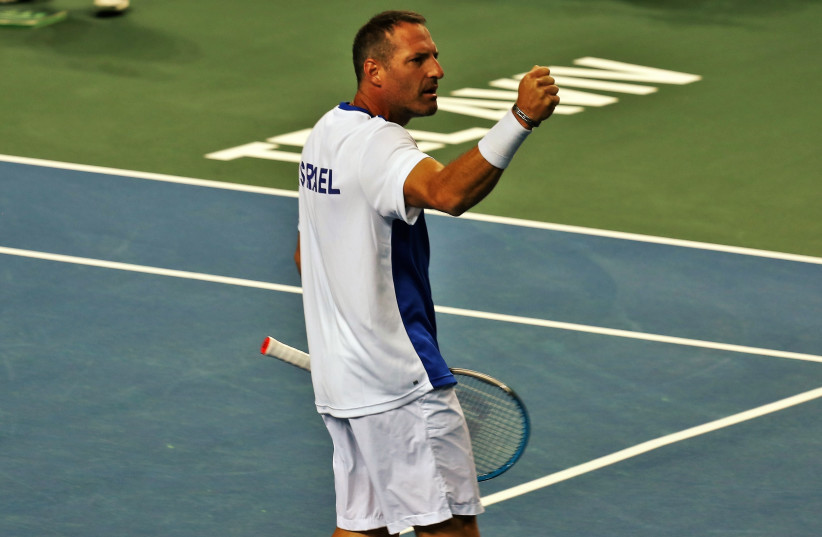  AT 45 years old, Israeli doubles specialist is ready to hang up his racket after playing with Novak Djokovic in the Tel Aviv Watergen Open this week (credit: ORI LEWIS)